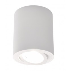 Foco superficie redondo φ95*80mm orientable Blanco para Lámpara GU10/MR16