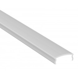 Difusor Opal Perfil Rodapié aluminio lacado Blanco PRO PSR5810B, PSR8010B, barra 2 metros