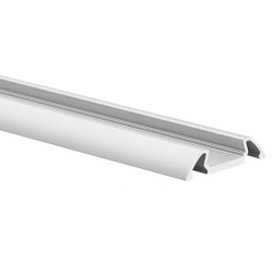 Perfil Aluminio Superficie LINE 29,6x7mm. para tiras LED, barra de 3 Metros