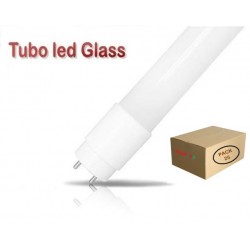 Tubo LED T8 600mm Cristal ECO 9W Blanco Neutro, conexión 1 lado, Caja de 25 ud x 3,20€/ud