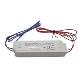 Fuente alimentación LED Voltaje constante IP67 35W 12VDC MEAN WELL