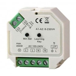 Regulador LED electrónico universal 400W para pulsador o mado a distancia