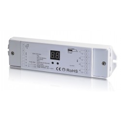 Receptor Controlador DALI para tira LED Monocolor, RGB y RGBW 12-36V 4 canales 1 dirección 240-720W