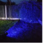 Foco LED Solar exterior jardin IP65 con piqueta Luz Azul
