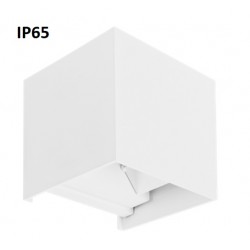 Aplique LED exterior IP65 superficie pared CUBIC 10W 1100Lm Blanco